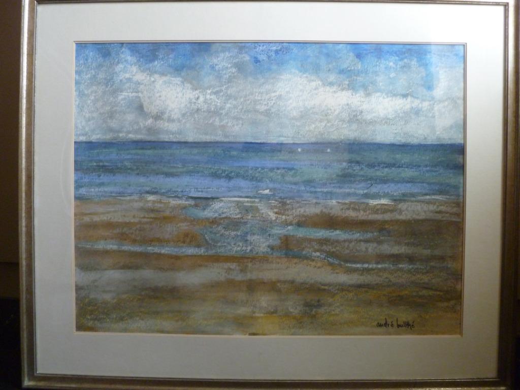 Strandgezicht door André Bulthé, Antiek en Kunst, Kunst | Schilderijen | Modern, Ophalen of Verzenden