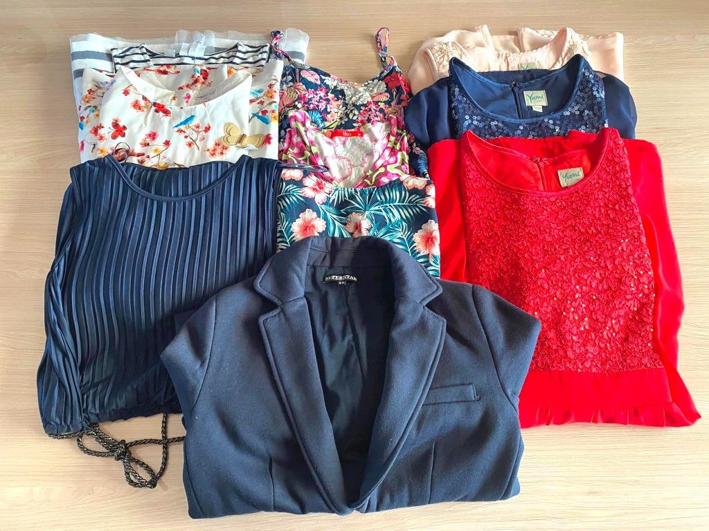pakket jurken met blazer - maat 164 - 10 stuks, Ophalen of Verzenden, Gebruikt, Meisje, Jurk of Rok