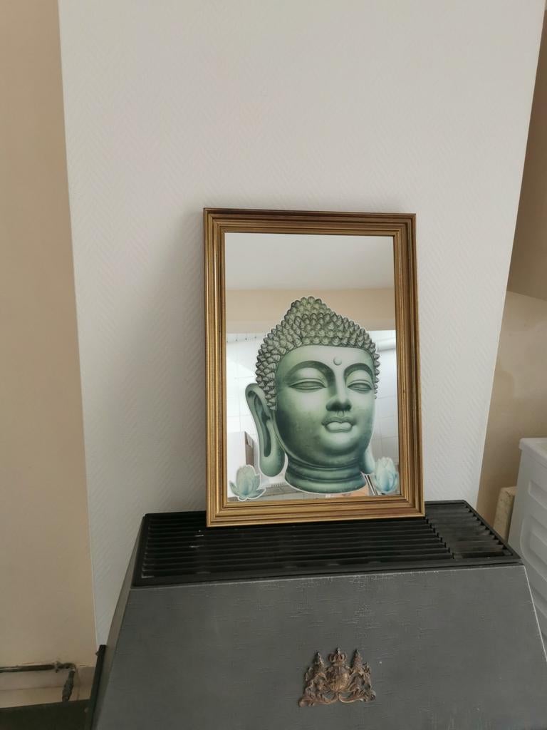 bouddha miroir, Maison & Meubles, Enlèvement ou Envoi, Comme neuf