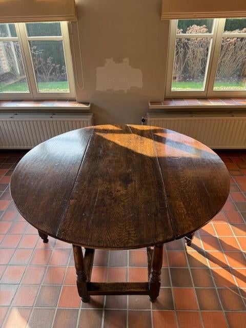 Antieke tafel, Gebruikt, 100 tot 150 cm, 50 tot 100 cm, Vijf personen of meer