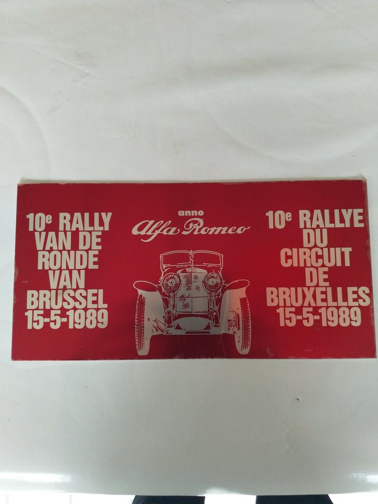 Alfa Romeo rallye herinnering, Ophalen of Verzenden