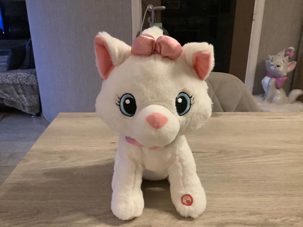 Disney De Aristokatten Marie pluche character (Licht) (28 cm, Ophalen of Verzenden, Zo goed als nieuw