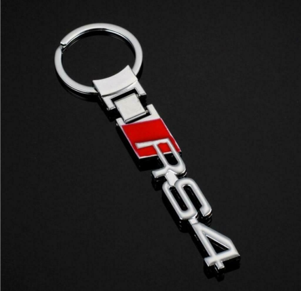 Audi RS4 metalen sleutelhanger, Ophalen of Verzenden, Nieuw, Merk
