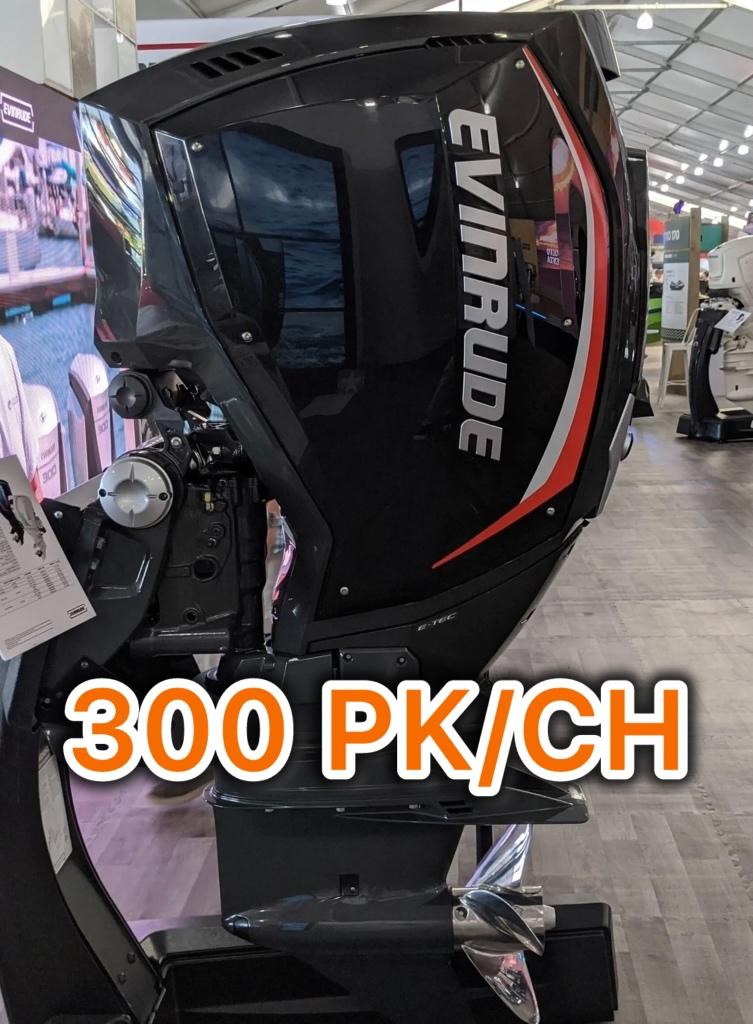 Evinrude G2 300PK/CH (86h garantie 2027), Watersport en Boten, Ophalen, Elektrische start, Zo goed als nieuw, 30 pk of meer