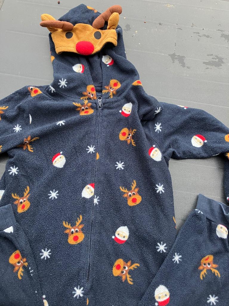 Kerst Onesie 8j, Kinderen en Baby's, Nacht- of Onderkleding, Gebruikt, Jongen of Meisje, JBC