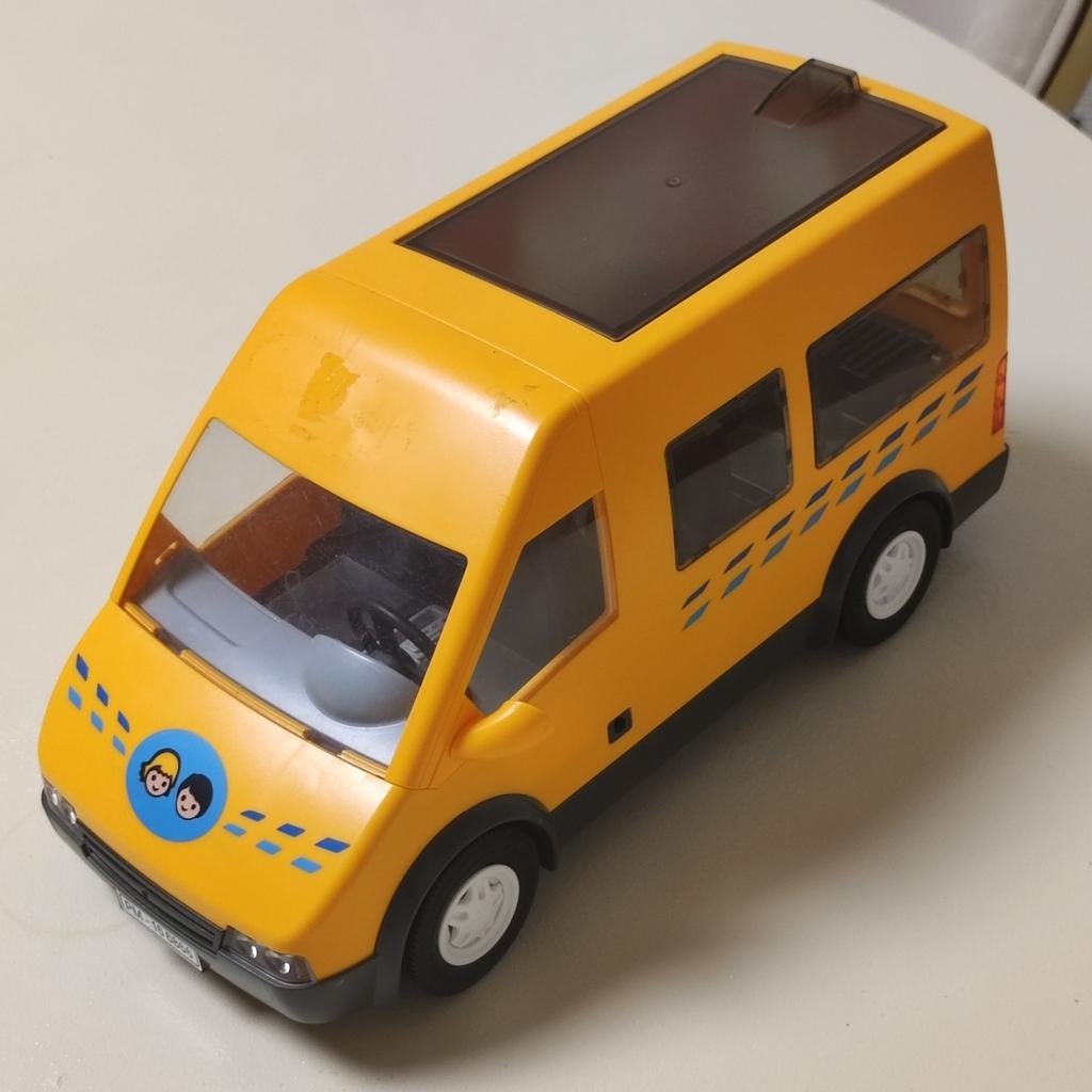 Mini bus scolaire miniature Playmobil vintage et collector, Envoi, Comme neuf