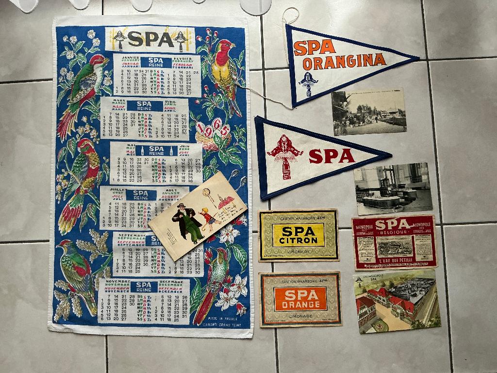 Set van 10 oude pubs, SPA-water, zie foto's!, Verzamelen, Merken en Reclamevoorwerpen, Ophalen of Verzenden, Gebruikt, Overige typen
