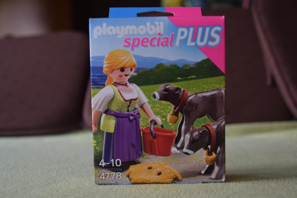 Playmobil 4778 : melkmeisje met kalfjes, NIEUW in doos, Ophalen of Verzenden, Nieuw, Complete set