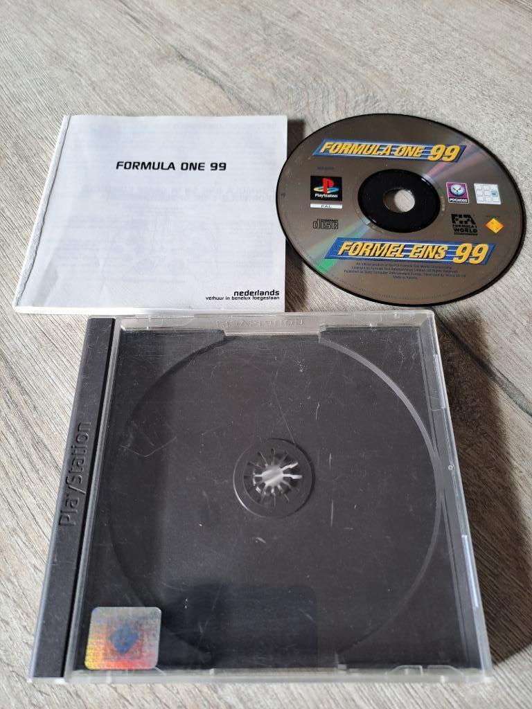 Formula one 99 PS1, Consoles de jeu & Jeux vidéo, Jeux | Sony PlayStation 1, Enlèvement ou Envoi, Utilisé, Course et Pilotage