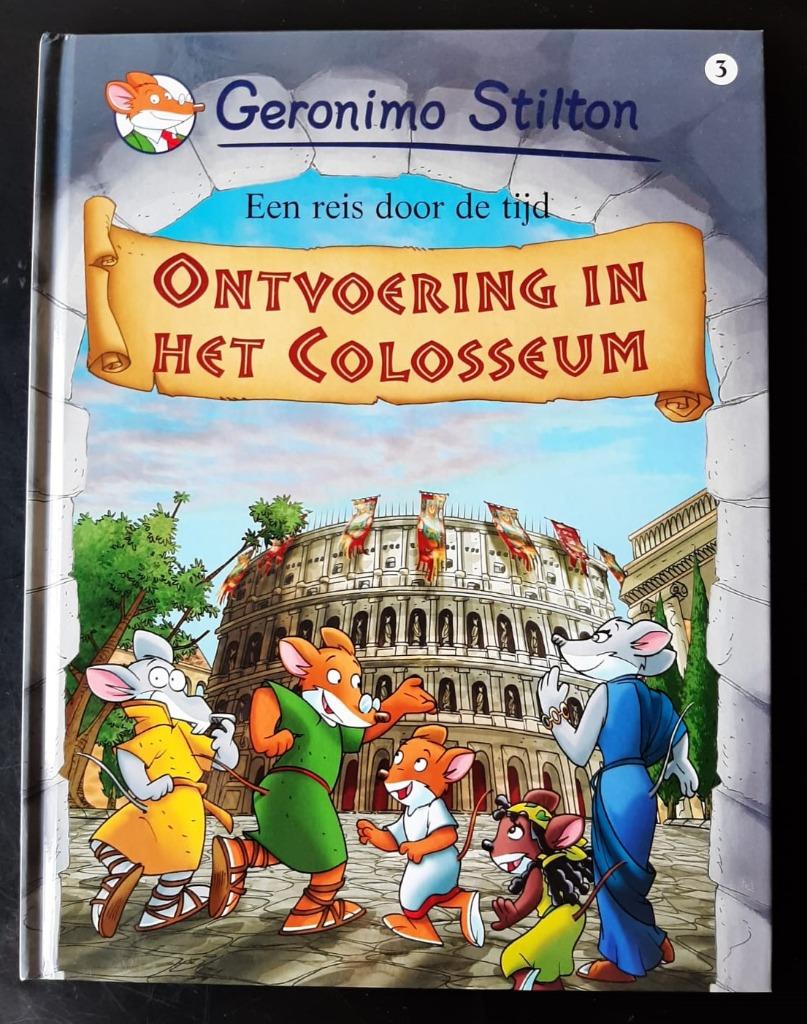 Ontvoering in het Colosseum- Geronimo Stilton, Geronimo Stilton, Eén stripboek, Ophalen of Verzenden, Zo goed als nieuw