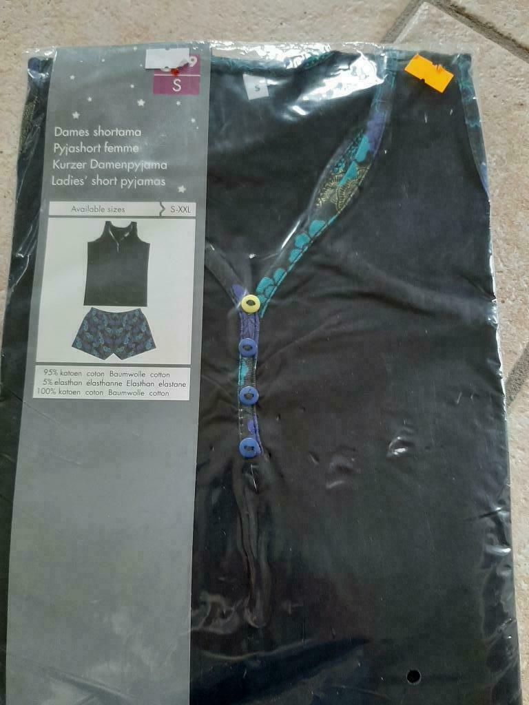 shortpyjama maat Small (NIEUW), Ophalen of Verzenden, Zwart, Nachtkleding
