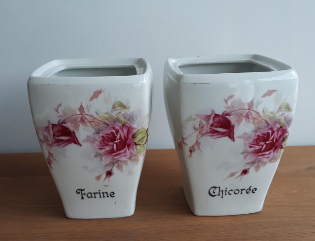 farine en chicoree pot 6 euro voor de 2 samen, Antiquités & Art, Enlèvement ou Envoi