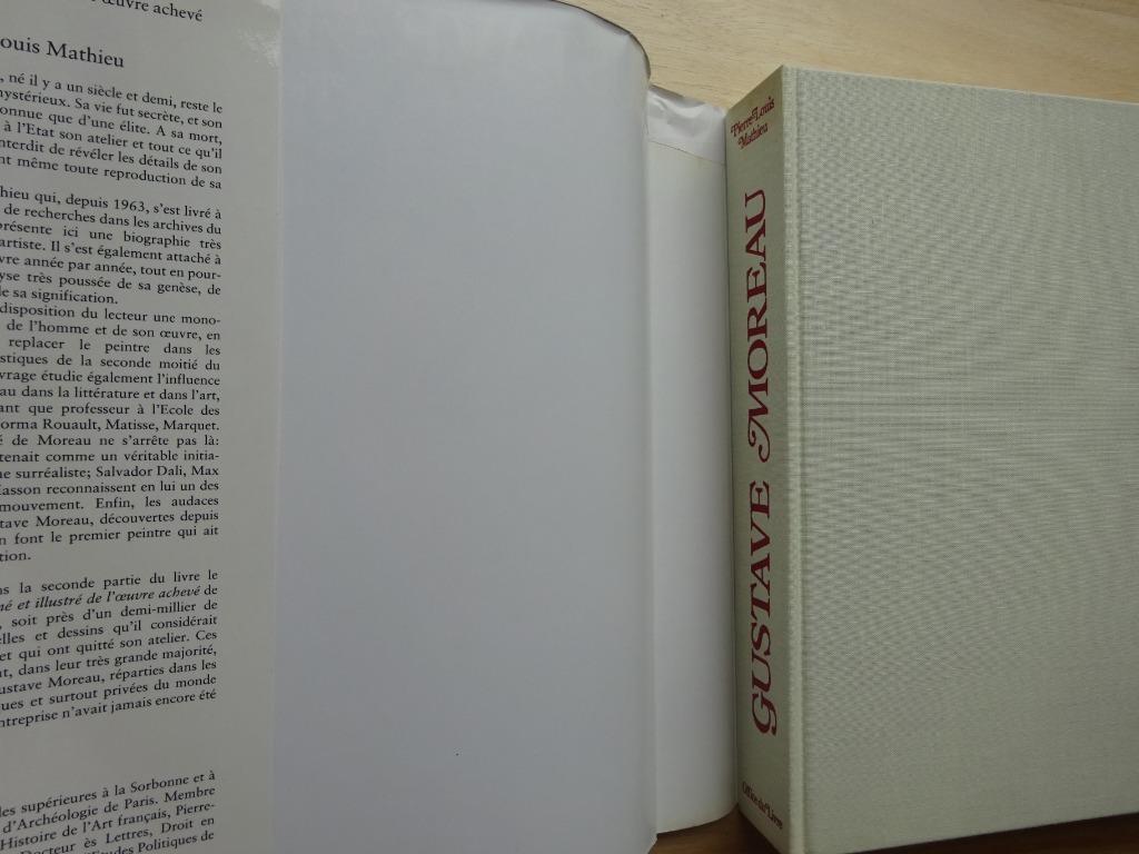 Gustave Moreau, Monographie - Catalogue raisonné - 1976, Enlèvement ou Envoi, Comme neuf, Peinture et dessin