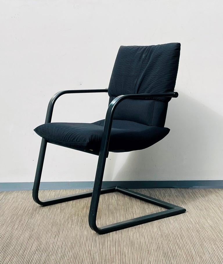 Fauteuil Mario Bellini VITRA # Vintage 80s #  Office chair, Maison & Meubles, Enlèvement ou Envoi, Utilisé, Noir
