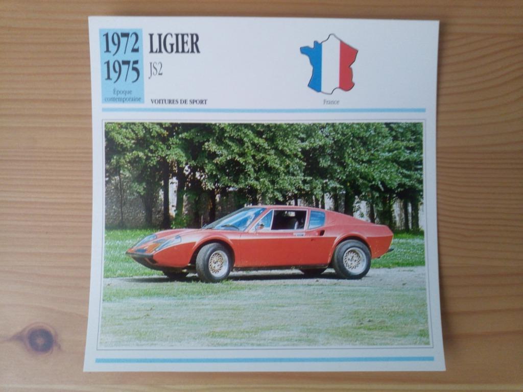 Ligier - Fiches Edito Service période construction 1972-1986, Enlèvement ou Envoi, Comme neuf, Voitures