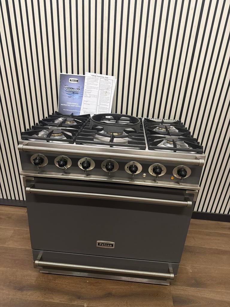 Luxe Fornuis Falcon 900S Dual Fuel Gas Elektro 90 cm, Gaz, Classe énergétique A ou plus économe, Enlèvement ou Envoi, Comme neuf