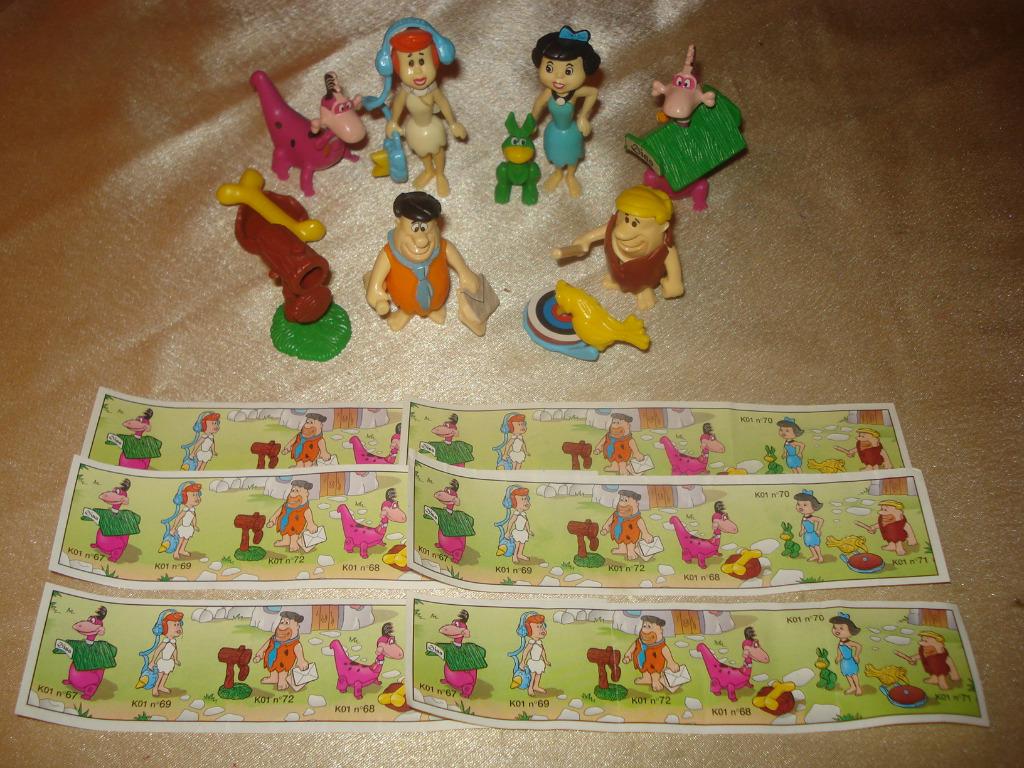 KINDER Les Flinstones Ancienne Série Complète + BPZ 2000, Enlèvement ou Envoi, Comme neuf, Figurines