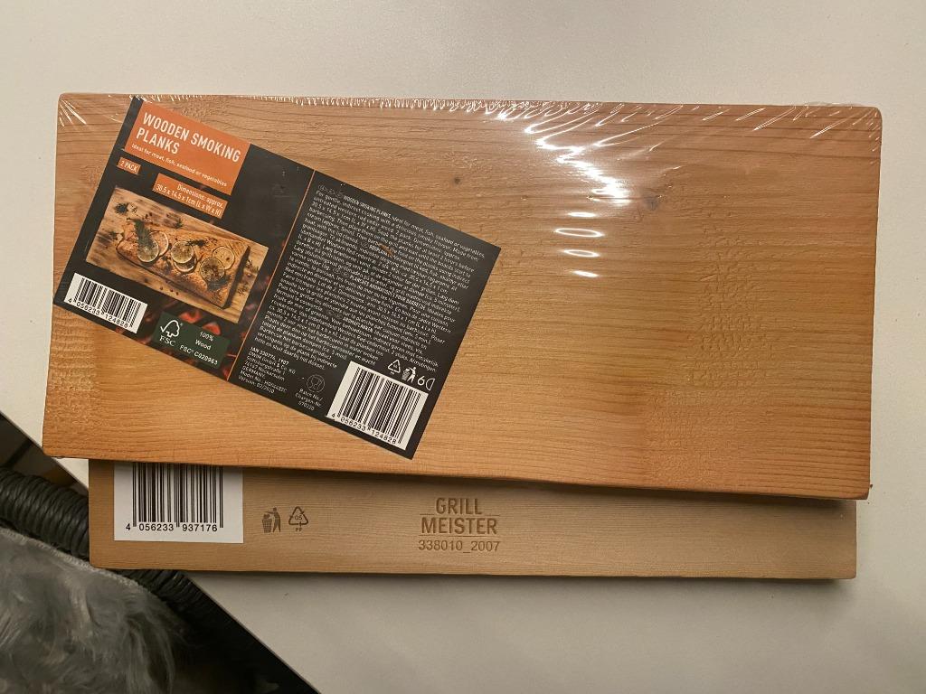 7 grill meister cederhouten rook grill planken 30.5*14.5*1cm, Ophalen of Verzenden, Nieuw, Overige materialen, Overige typen