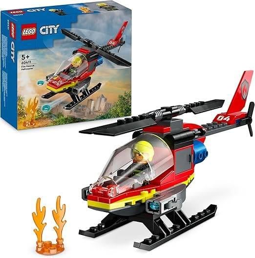 LEGO City | hélicoptère de pompiers | LIVRAISON GRATUITE, Neuf, -, Ensemble complet, LEGO