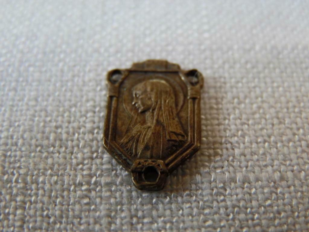 M6 * Antiek Scapulier- Medaille, Verzenden, Christendom | Katholiek