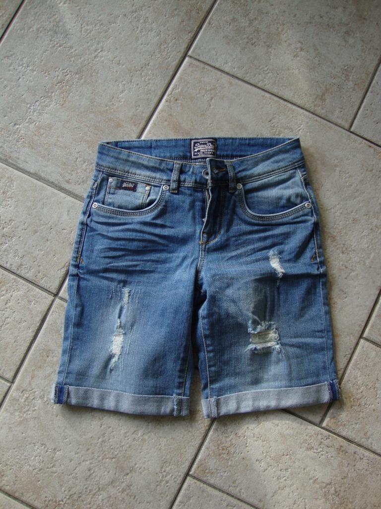 Jeansshort Superdry, maat 25, nieuw, Kort, Nieuw, Ophalen of Verzenden, Maat 34 (XS) of kleiner