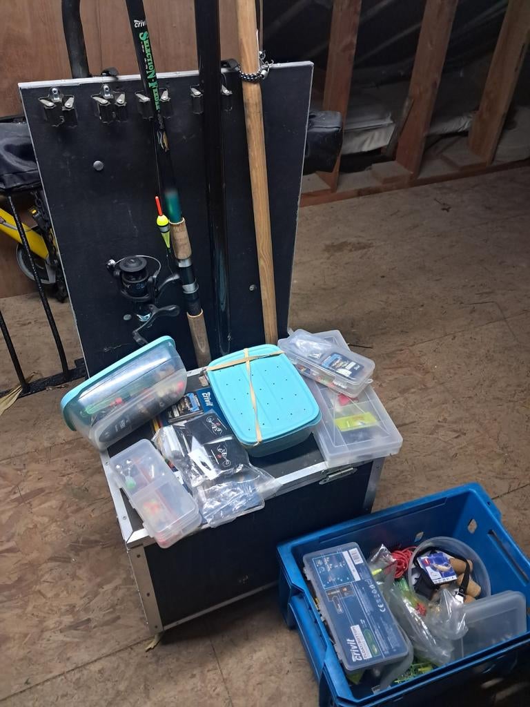 Volledige vis uitrusting., Watersport en Boten, Ophalen