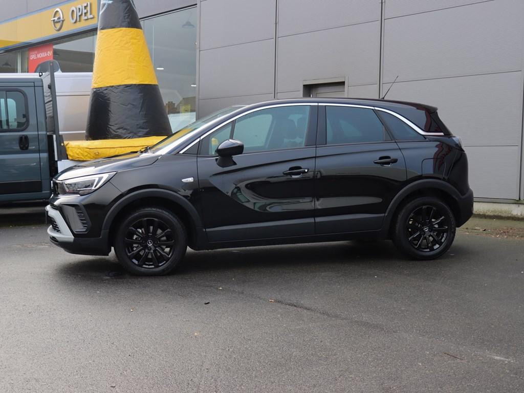 Opel Crossland ELEGANCE 1.2T |AT6|KEYLESS|ECC|CAMERA+SENSOR, Auto's, Opel, Automaat, Zwart, 130 pk, 96 kW