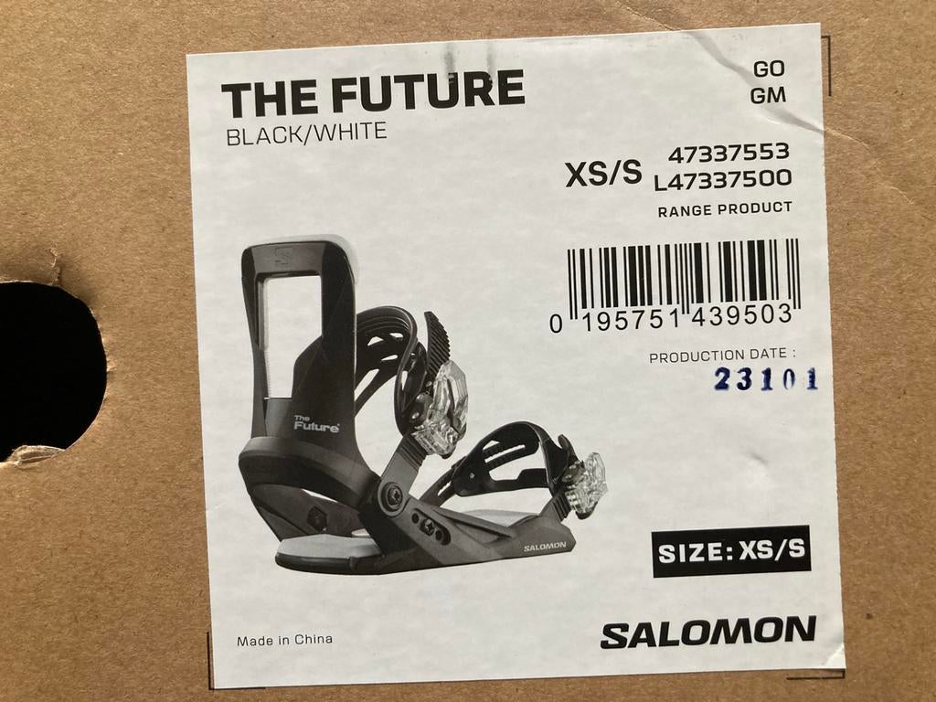 Fixation snowboard Salomon Futere XS/S (enfants 31-37 ans), Enlèvement, Comme neuf