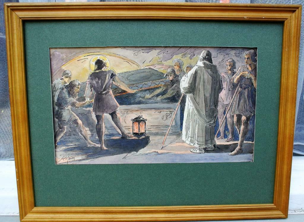 Belle oeuvre d'Armand Heins, Gand 1856 - 1938, Antiquités & Art, Enlèvement