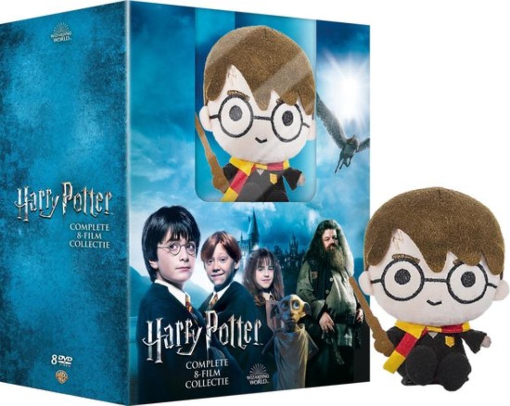 Harry potter  8 film dvd box +pluche harry potter, Boxset, Ophalen of Verzenden, Zo goed als nieuw, Vanaf 6 jaar