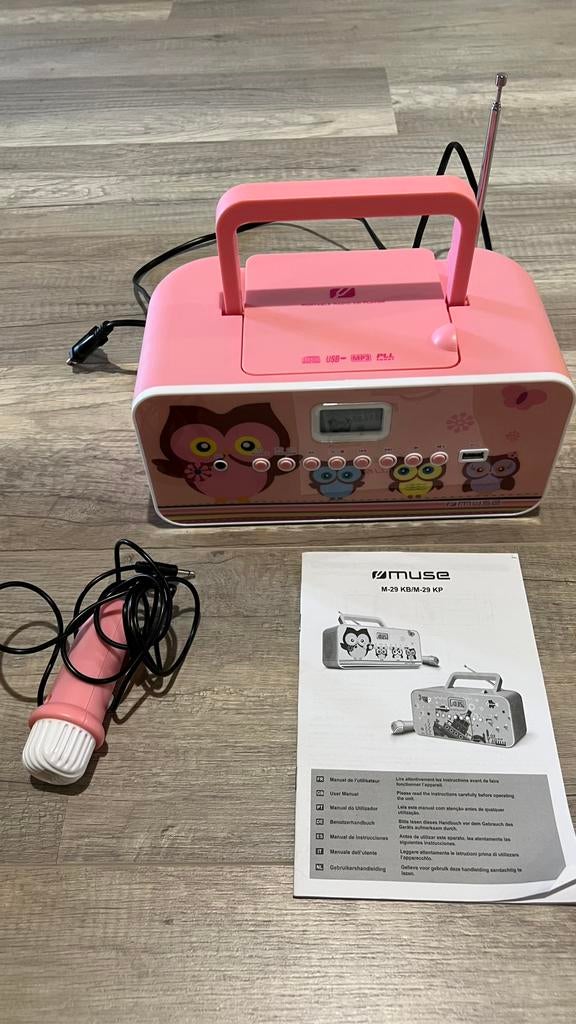 Muse kinderradio CD MP3 USB Radio, Audio, Tv en Foto, Ophalen, Zo goed als nieuw, Radio, Met cd-speler