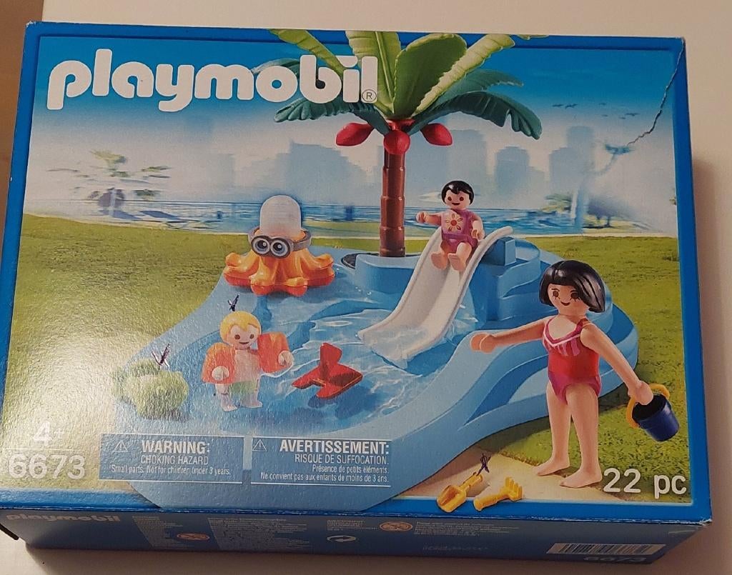Set Playmobil : piscine, Enlèvement, Comme neuf