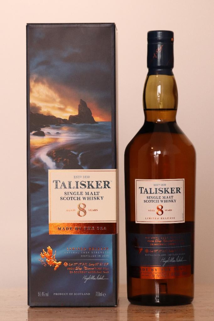 Talisker 8yo Diageo Limited Release, Verzamelen, Wijnen, Nieuw, Ophalen