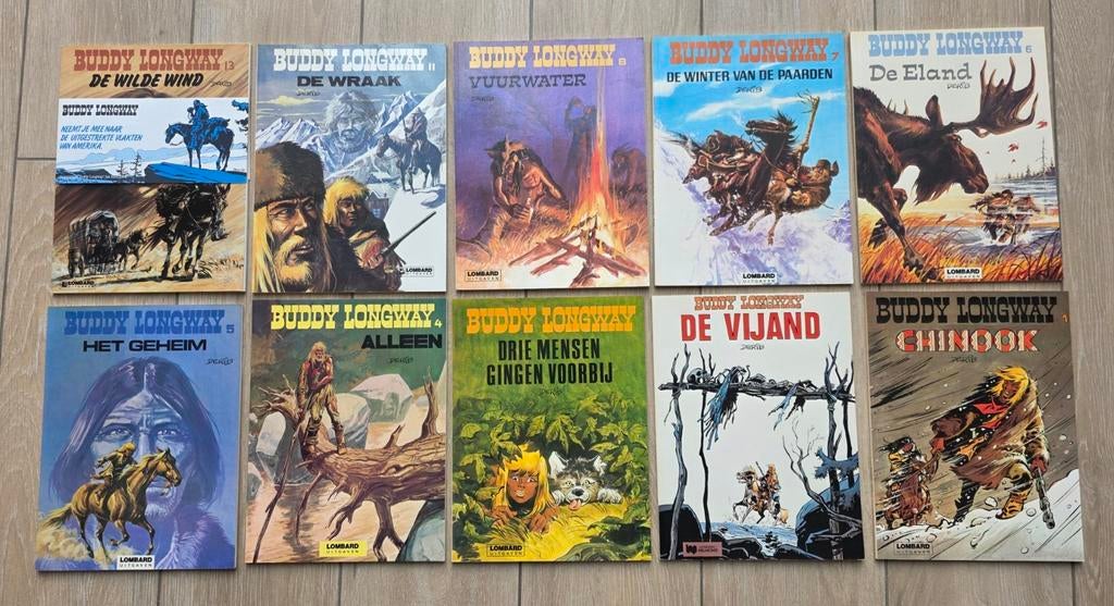 Lot strips: Buddy Longway, Boeken, Ophalen of Verzenden, Zo goed als nieuw