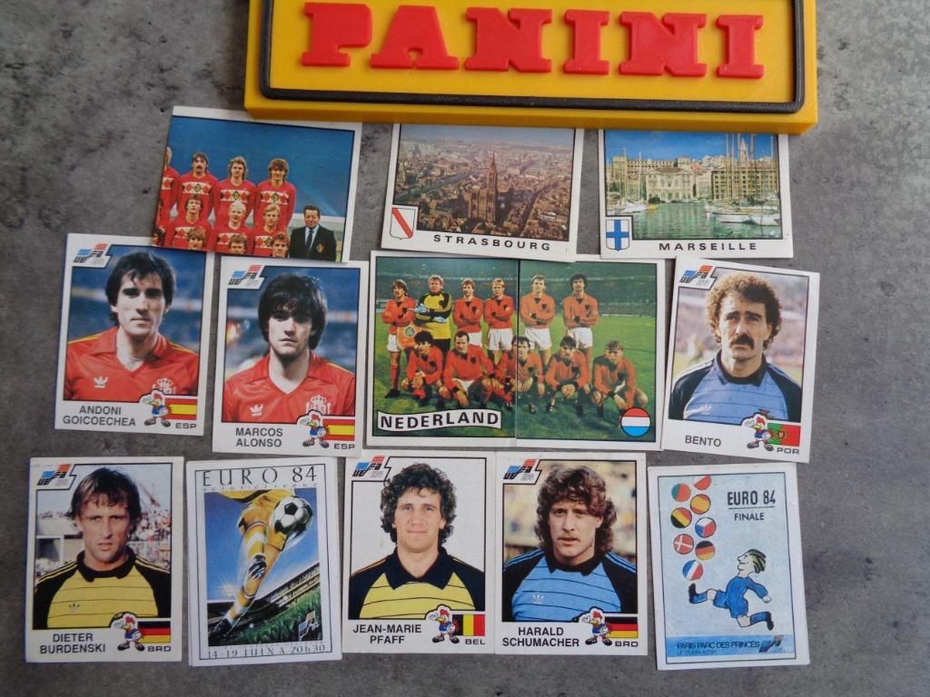 PANINI voetbal stickers EURO 84 ANNO EK 1984   13X, Verzenden