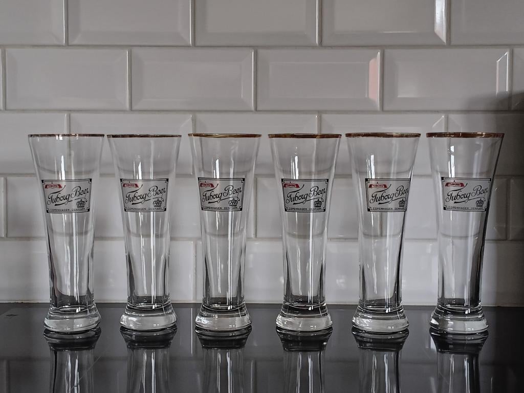 6 Tuborg beer glazen, Verzamelen, Ophalen