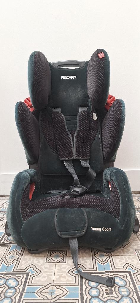Autostoel Recaro Young Sport Zwart 9-36kg, Autres marques, Ceinture de sécurité, 9 à 36 kg, Enlèvement