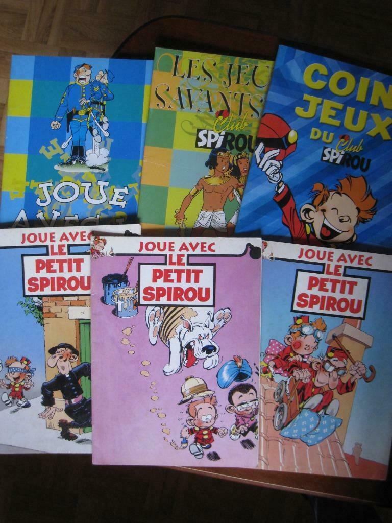 BD Lot spirou album jeu -papyrus-tome janry, Plusieurs BD, Enlèvement ou Envoi, Utilisé, Janry