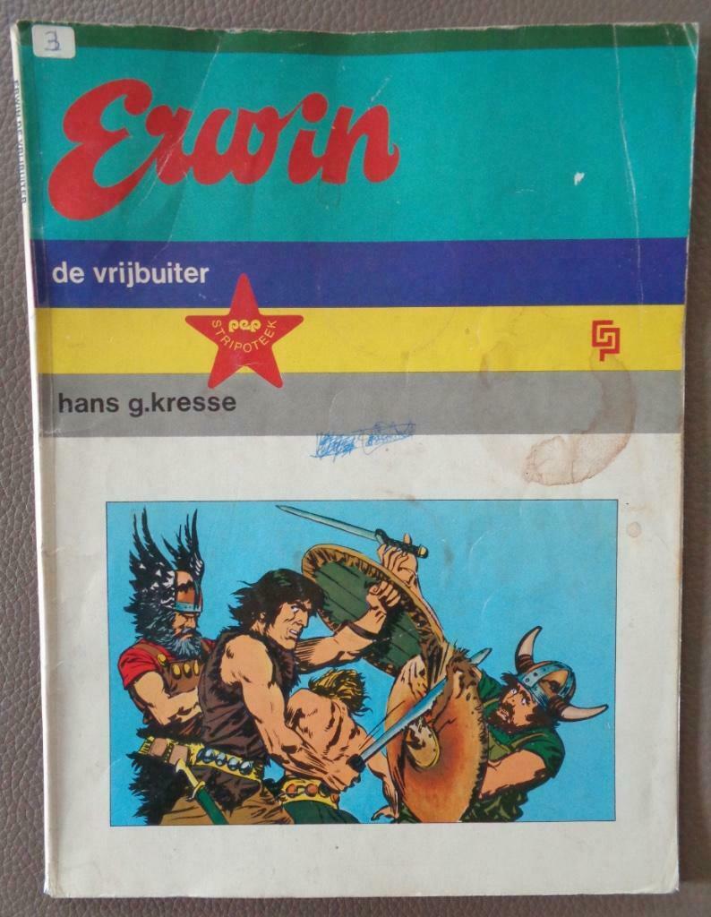 Erwin, de vrijbuiter - album V3 - 2e druk 1971, Ophalen of Verzenden, Gelezen