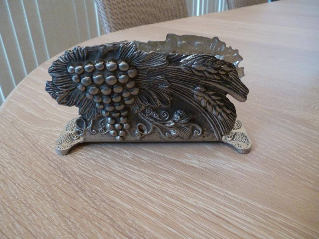 porte serviettes de table en étain, Maison & Meubles, Comme neuf