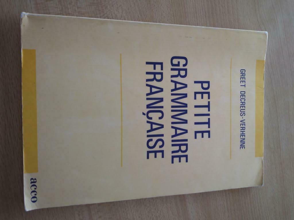 petite grammaire française + petit cahier d'exercices frança, Boeken, Ophalen of Verzenden, Gelezen, ASO