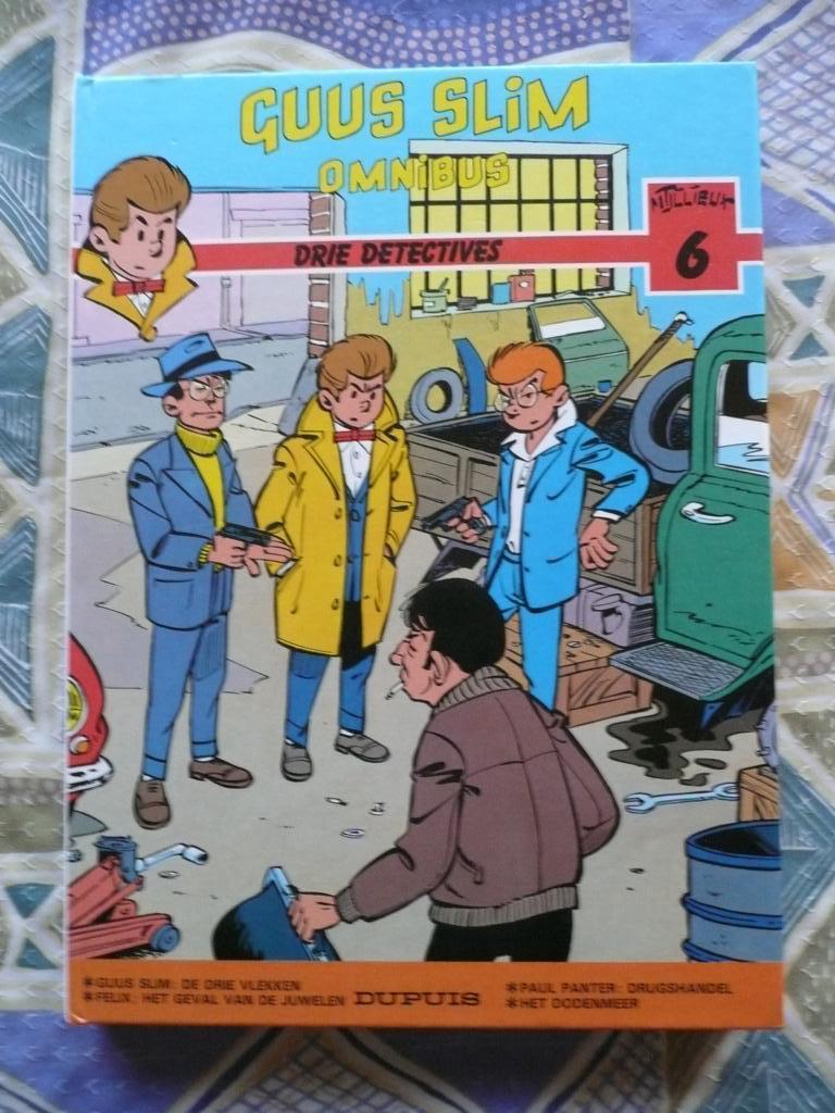 GUUS SLIM OMNIBUS N6 (DRIE DETECTIVES) - HC VAN 1987, M. Tillieux, Enlèvement ou Envoi, Une BD, Comme neuf
