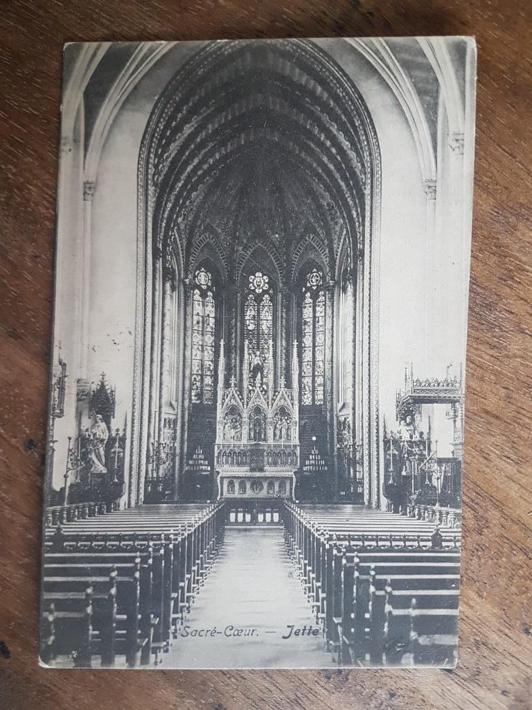Carte postale Jette Sacré-Coeur, Collections, Cartes postales | Belgique, Affranchie, Bruxelles (Capitale), Avant 1920, Enlèvement ou Envoi