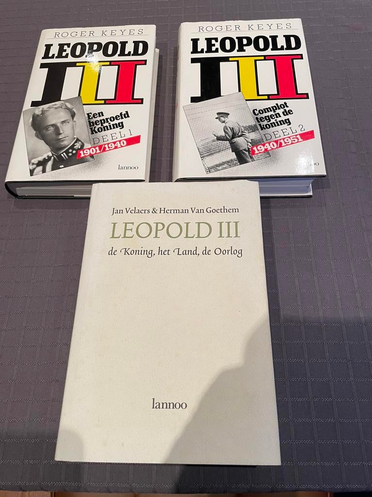 Boekenpakket LEOPOLD III, Boeken, Geschiedenis | Nationaal, Zo goed als nieuw, Ophalen of Verzenden