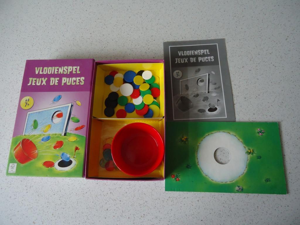 Vlooienspel" Reiseditie in prima staat !, Hobby en Vrije tijd, Een of twee spelers, Ophalen of Verzenden, Zo goed als nieuw