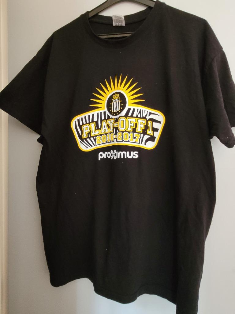 Nouveau t-shirt noir du RCSC play off 1 edition 2016-2017, Taille XL, Enlèvement ou Envoi, Neuf, Maillot