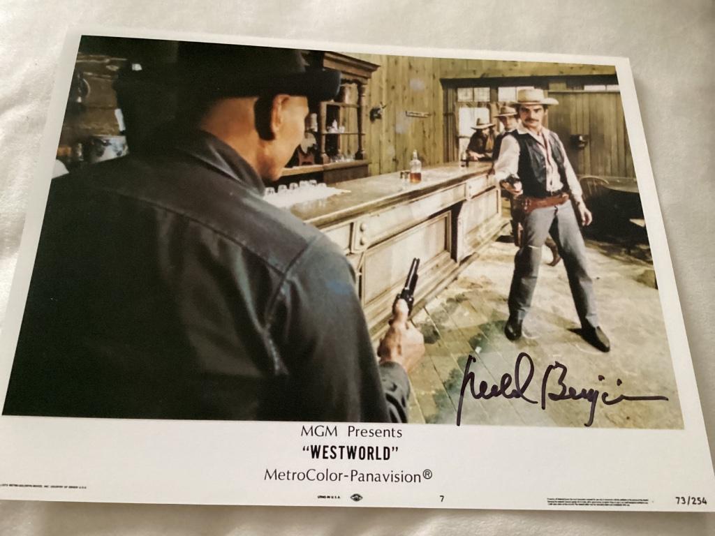 Handtekening Richard Benjamin uit de film Westworld 1973, Ophalen of Verzenden, Film, Foto of Kaart