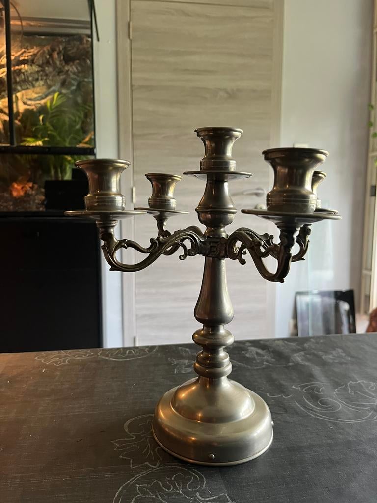 Bougeoir pour 5 bougies, Antiquités & Art, Enlèvement ou Envoi