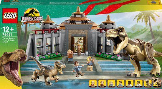 LEGO 76961 Bezoekerscentrum: T. rex & raptor aanval nieuw, Kinderen en Baby's, Speelgoed | Duplo en Lego, Nieuw, Lego, Complete set