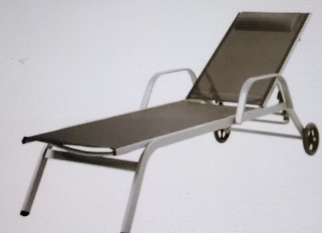 Ligbed garden plus, Enlèvement, Comme neuf, Aluminium, Mobile